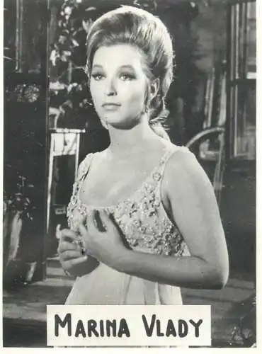 Cinema star souvenir photo Marina Vlady