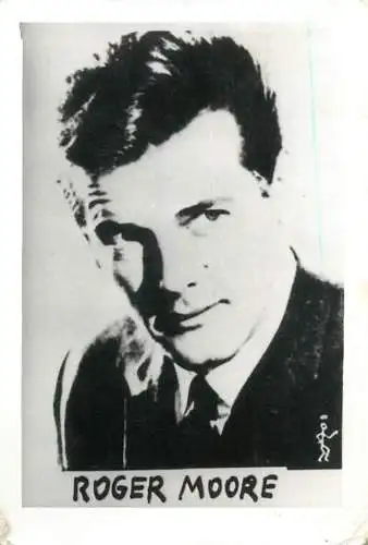 Cinema star souvenir photo Roger Moore
