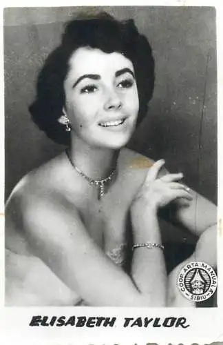 Cinema star souvenir photo Elisabeth Taylor
