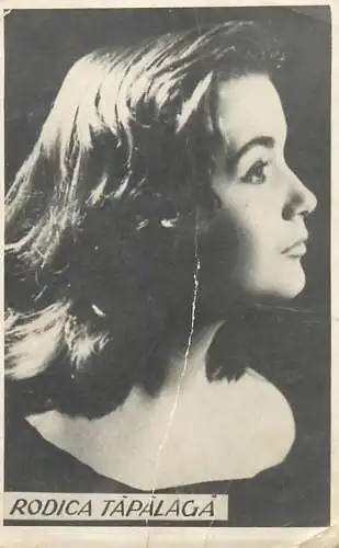Cinema star souvenir photo Rodica Tapalaga