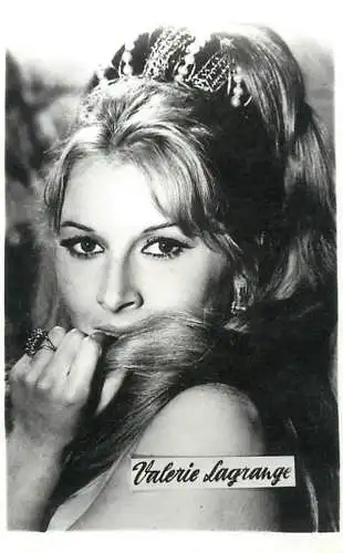 Cinema star souvenir photo Valerie Lagrange