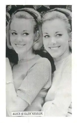 Cinema star souvenir photo Alice and Ellen Kessler