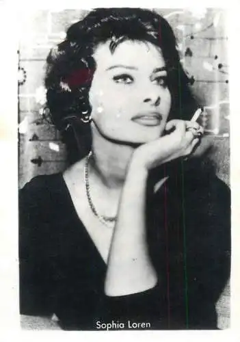 Cinema star souvenir photo Sophia Loren