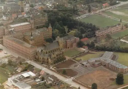 Belgium Boostraat Institut Ursulinen Onze-Lieve-Vrouw-Waver aerial view