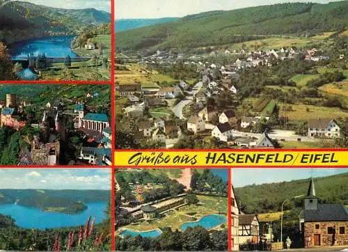 Germany Grusse aus Hasenfeld/Eifel multi view