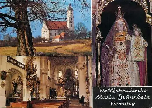 Germany Wemding Wallfahrtskirche Maria Brunnlein multi view