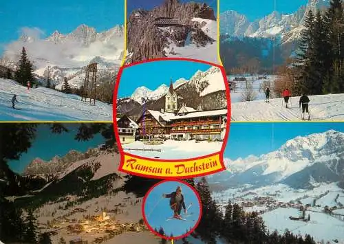 Austria Winter in Ramsau am Dachstein different aspects
