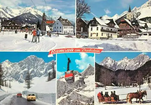 Austria Winter in Ramsau am Dachstein different views