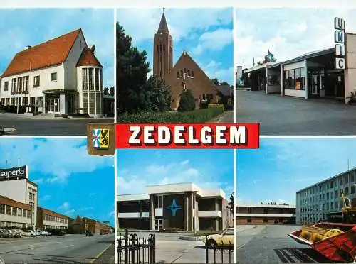 Belgium Groeten uit Zedelgem multi view