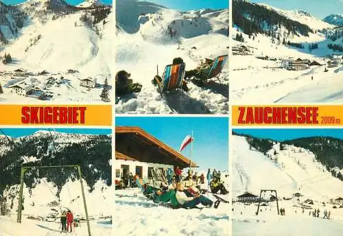 Austria Skigebiet Zauchensee Wintersportsentrum several views