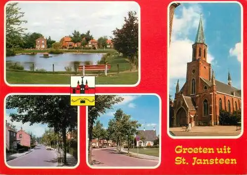Netherlands Groeten uit St Jansteen multi view