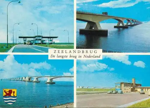 Netherlands Zeelandbrug Vierbinding Noord Beveland Schouwen Duiveland several views