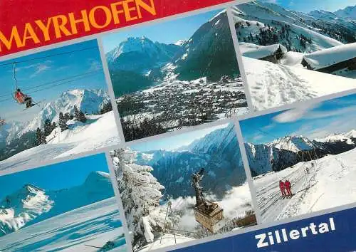 Austria Winter im Mayrhofen Zillertal multi view