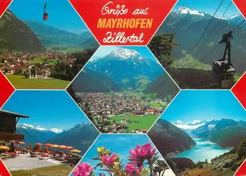 Austria Grusse aus Mayrhofen Zillertal multi view