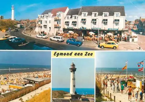 Netherlands Groeten uit Egmond aan Zee several sights and sites