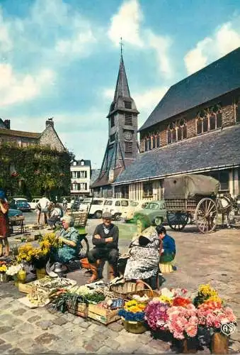 France Honfleur (Calvados) Eglise et clocher Sainte-Catherine