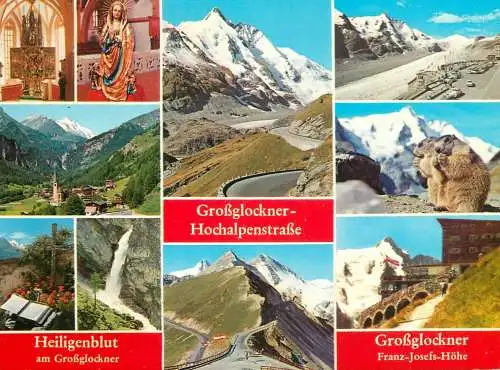 Austria Grusse vom Grossglockner several sites and sights