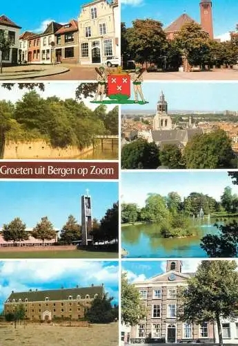 Netherlands Groeten uit Bergen op Zoom several views