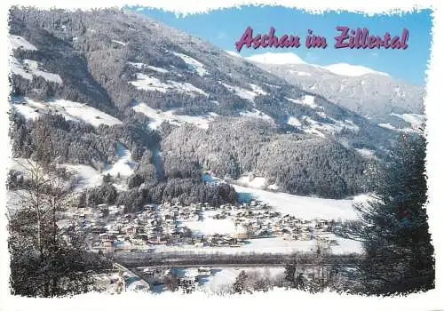 Austria Aschau im Zillertal winter scenery