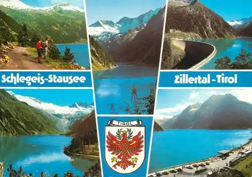 Austria Zillertal Schlegeis-Stausee multi view