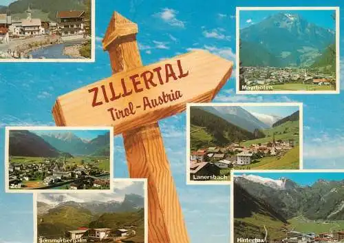 Austria Zillertal souvenir multi view