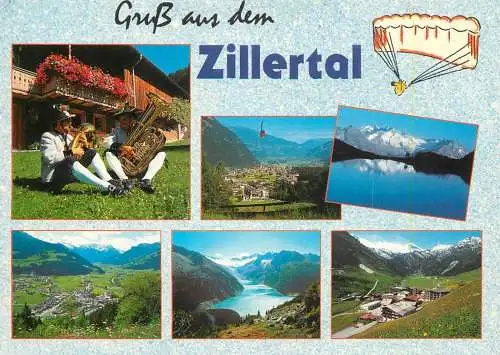 Austria Gruss aus dem Zillertal multi view souvenir