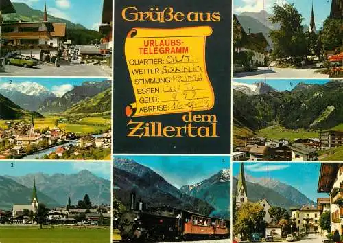 Austria Grusse aus dem Zillertal multi view