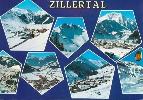 Austria Winter im Zillertal multi view