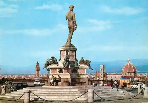 Italy Firenze Il David al Piazzale Michelangelo