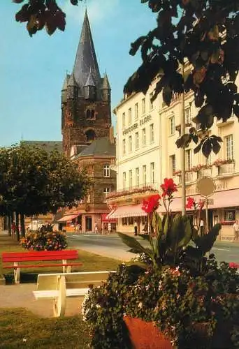 Germany Weinstadt Bernkastel-Kues an der Mosel Moselpromenade