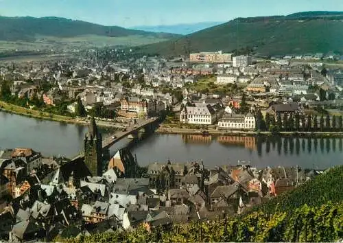 Germany Bernkastel-Kues an der Mosel panoramic view