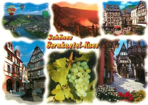 Germany Schones Bernkastel-Kues an der Mosel different aspects