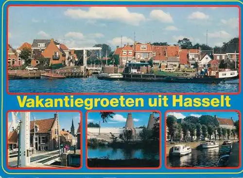 Vakantiegroeten uit Hasselt several sights and sites