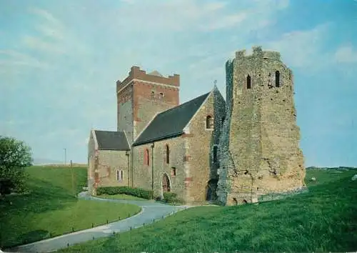 England Dover Castle St Mary's Church and Roman Lighthouse