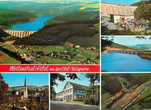 Germany Lufkurort Hellenthal Eifel an der Olef-Talsperre multi view