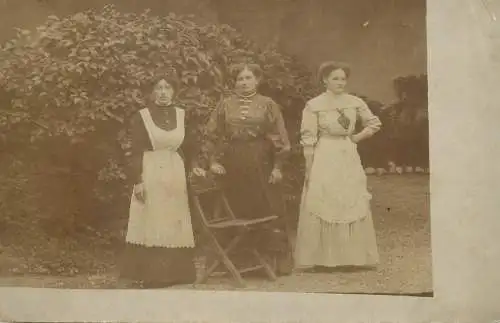 Social history women group photo typical clothing