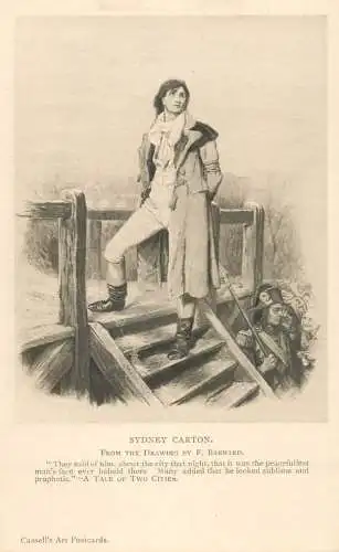Sydney Carton F. Barnard artwork