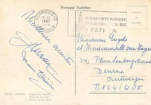 Portugal Lisboa town view