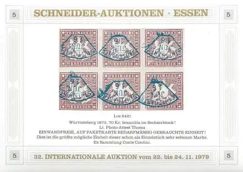 Schneider- Auktionen Essen 1979, reprint