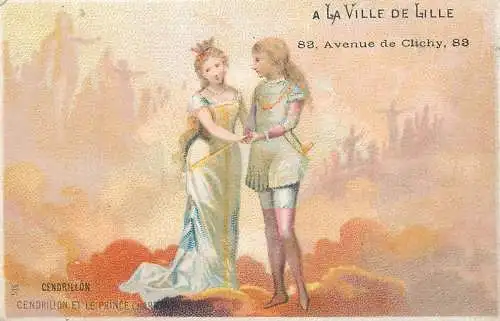 A la ville de Lille Cablat-Gruson Nouveautes maison de confiance bonneterie & lingerie - Cendrillon