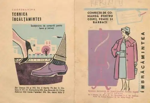 Romania cooperativa Imbracamintea inchirieri imbracaminte pentru nunti si alte ocazii, Bucuresti Aigiena frizerie