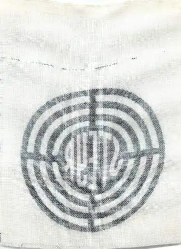Steyr advertising embroidered material