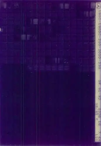 Mercedes benz engine negative