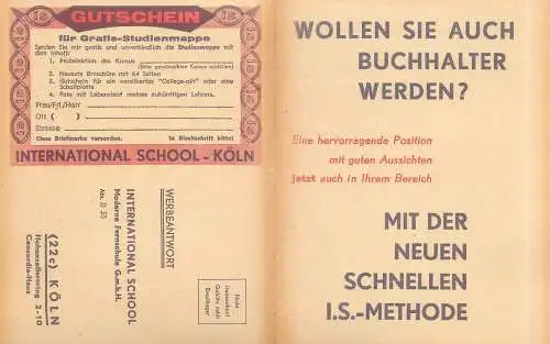 Gutschein Studienmappe International School Koln