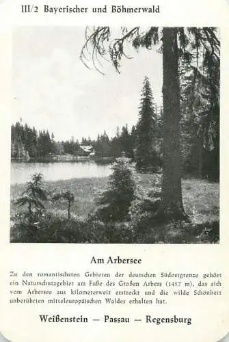 Bayerischer und Bohmerwald Am Arbersee