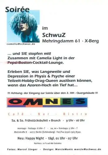 Advertising Soiree Camelia Stopft das sommerloch