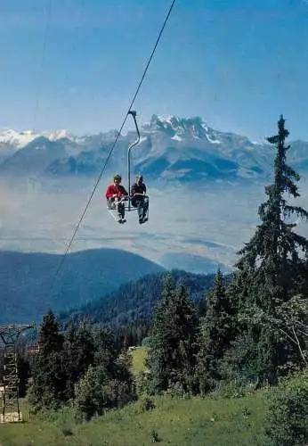 Switzerland Leysin telesiege