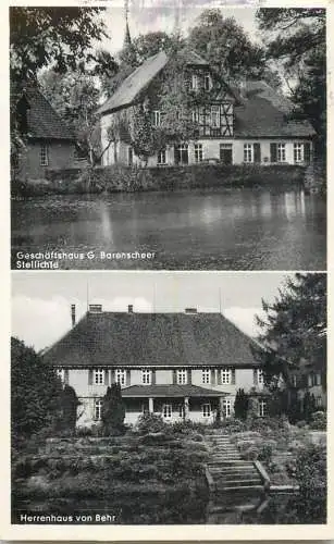 Germany Luneburger Heide Geschafthaus G. Barenscheer Stellichte & Herrenhaus von Behr