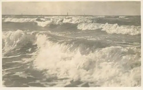 Marine landscape stormy sea waves rough sea place to identify