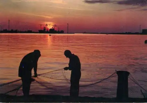 Belgium fishing scene